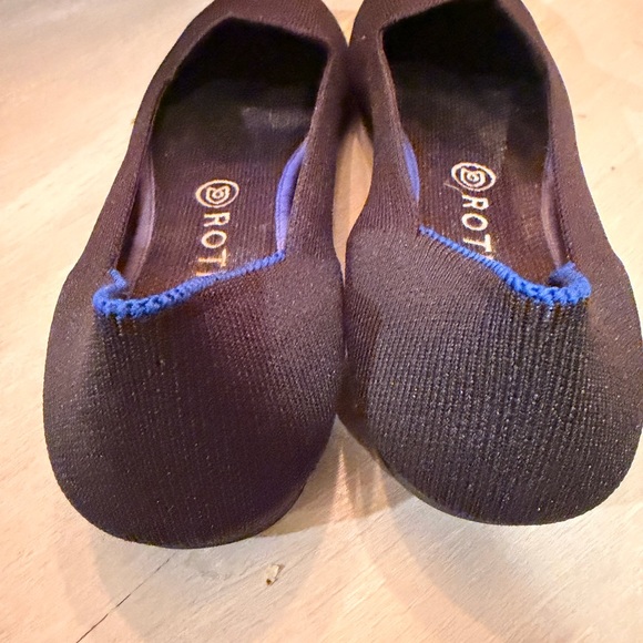 Rothy's Women's Black and Blue Flats - Picture 4 of 5